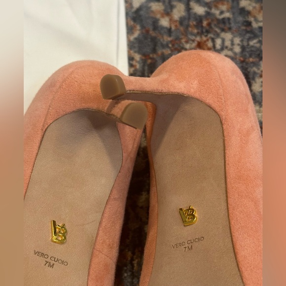 Veronica Beard Lisa Pumps 70mm Heels in Peach in Size 7 - Picture 12 of 13